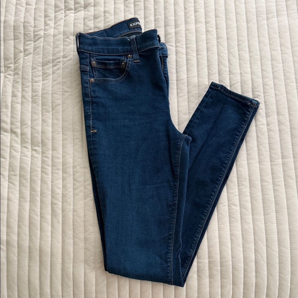 Express Deep Blue Denim Jeans